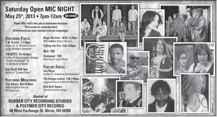 Saturday Open MIC NIGHT May 25th, 2013  